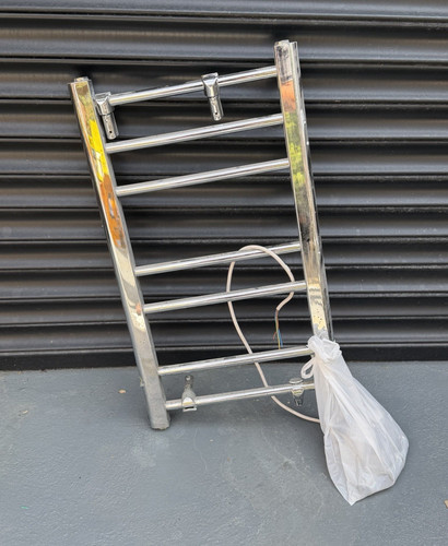 Silver metal wall mounted - silver,