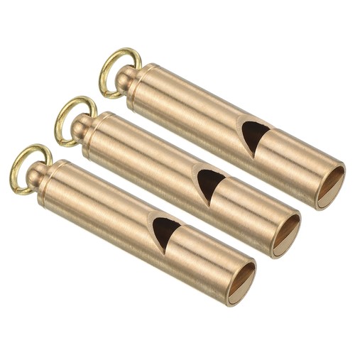 3pcs emergency whistles brass - 3pcs,