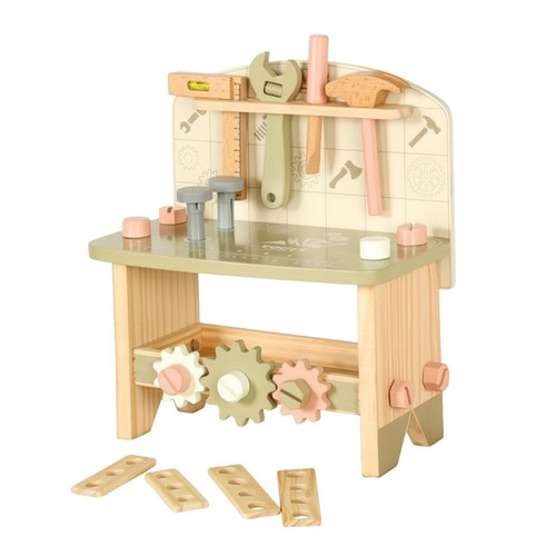Wooden toy workbench hands - workbench, hands-on