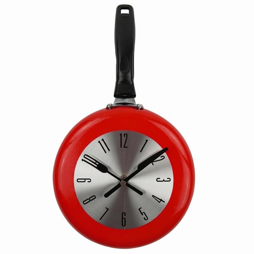 Frying pan timepiece - frying,