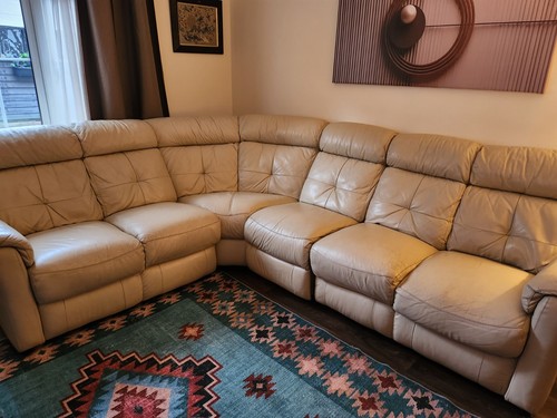Curve cream leather - cream,
