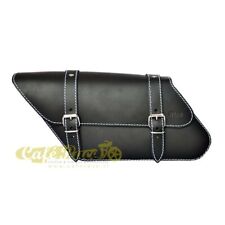 Black Leather Right Bag for BMW R NINE T R9T, RnineT GS, Race, Pure Scrambler