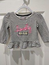 Primark Baby Girls Long Sleeved Top Aged 9-12mths