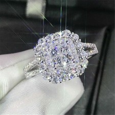 925 silver plated wedding ring - plated,