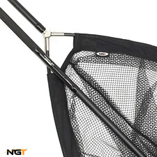 NGT 42" Deluxe Carp Fishing Landing Net and Handle Profiler Combo + Pole & Case