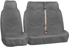 FOR PEUGEOT BOXER ALL YEARS - GREY EXTRA HEAVY DUTY WATERPROOF VAN SEAT COVERS