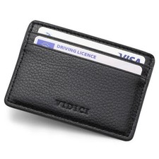 Executive Vegan Leather Credit Card Wallet Holder Card Holder Wallet