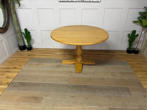 Oak furnitureland round dining - oak,
