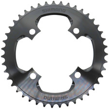 Shimano DXR Chainring SM-CR80-A 10/11 Speed Shimano STEPS Steel Black -H