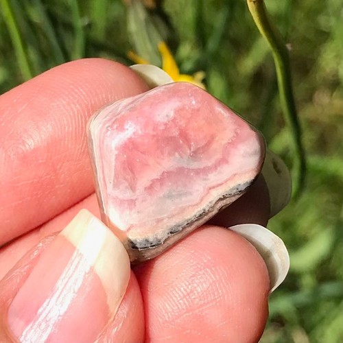 Rhodochrosite cab cabochon - rhodochrosite,
