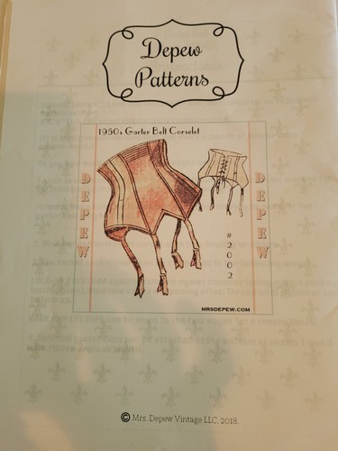 Mrs depew vintage pattern - vintage,