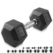 Rubber Coated Hex Dumbbell