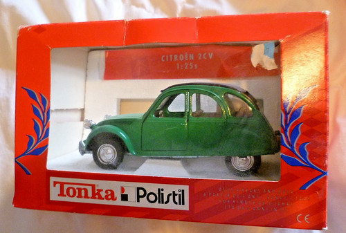 Citroen 2cv polistil metal - citroen,