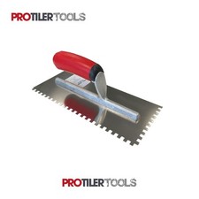 Pro Tiler Tools 6mm Notched Trowel Stainless Steel Softgrip Right Handed SGR6