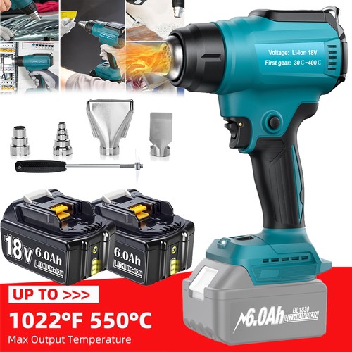 Cordless heat gun with - gun,