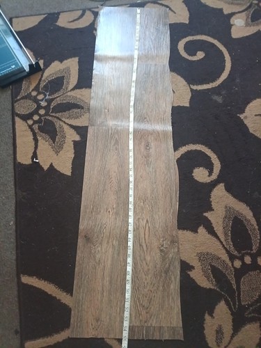 Offcut wood effect lino - of, wood-effect