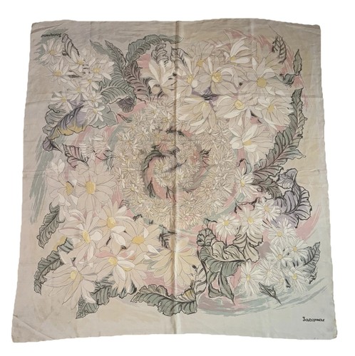 Jacqmar 1950 pastel floral - 1950's,