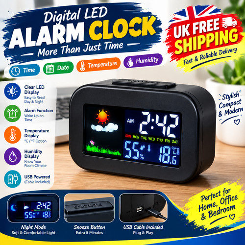 Weather forecast digital alarm - forecast,