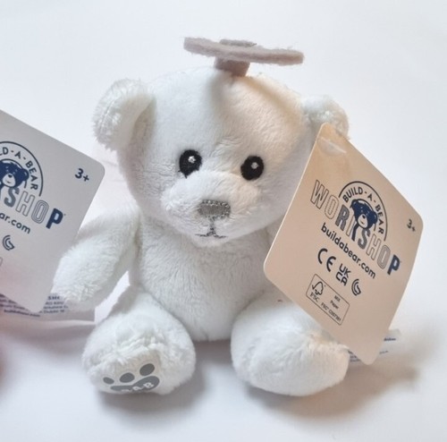 Build bear white angel cute - a,