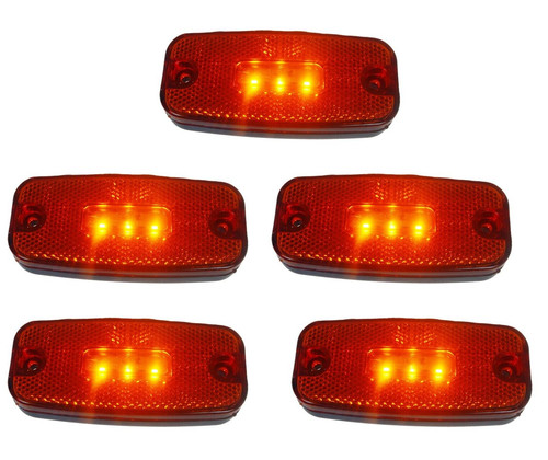 24v orange led side marker - 5,