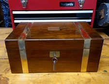  Brass Banded Mahogany Writing