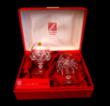 2  Schott Zwiesel 24% lead crystal brandy glasses - 225 ml - 11 cm tall - boxed