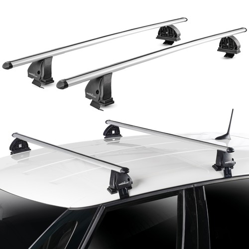 Aluminium roof rack bars - aluminium, fits