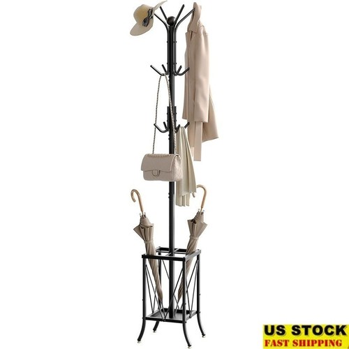 Metal coat rack 12 - rack, w/