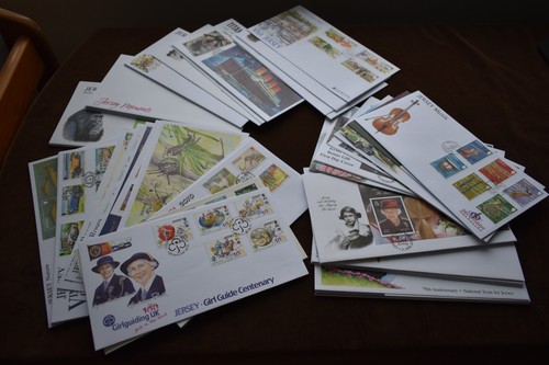 Jersey first day covers - jersey,