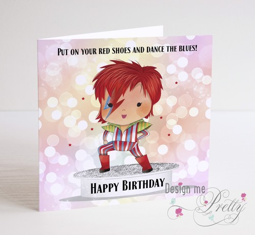 David bowie birthday card - card,