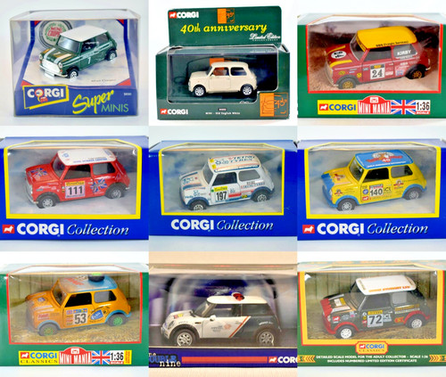 Corgi mini diecast model cars - mini,