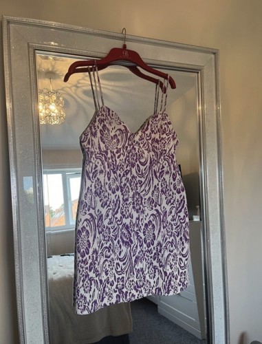 Zara purple and white - , pattern