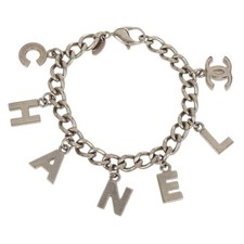 Chanel CC Icon Bracelet Silver