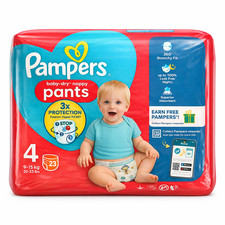 23 x Pampers Size 4 Baby Dry