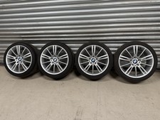 GENUINE BMW E90 E91 E92 E93 MV3 M SPORT 18” ALLOY WHEELS & TYRES 8036934 8036933