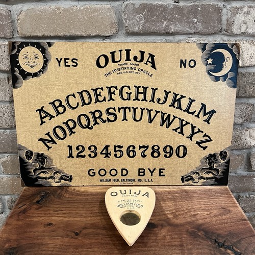 Antique ouija board wooden - ouija,