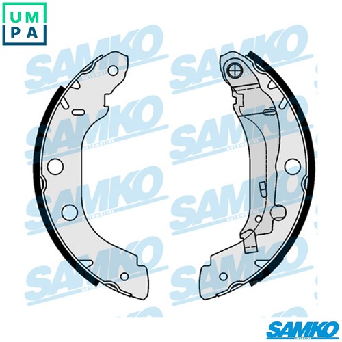 Brake shoe set - brake,