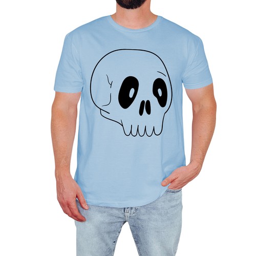Gothic skull mens shirt - gothic,