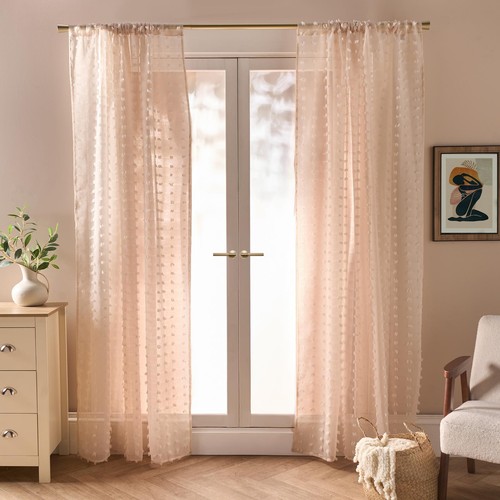 Ohs pompom tufted voile - pompom,