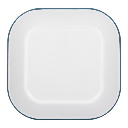 White square enamel - square,