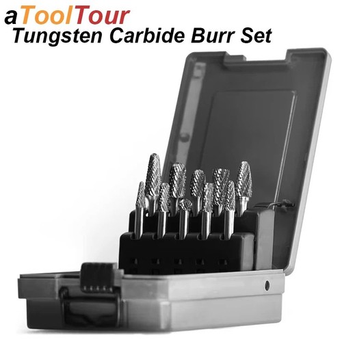 Tungsten carbide burr set - tungsten,