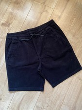 H&M Corduroy Shorts Black Size