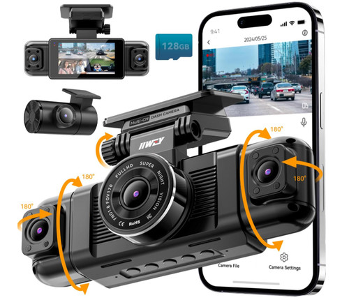 Cámara dash cam 360 4 - dash,