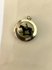 Solid Silver 925 Enamel Horse