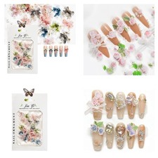 Rose Flower Nail Charms Flower