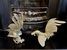 Antique Large Pair Of Heavy