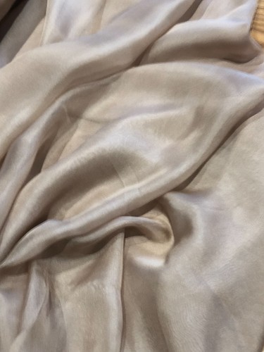Pure silk chiffon mink - pure,