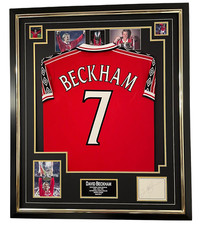 Framed David Beckham of United