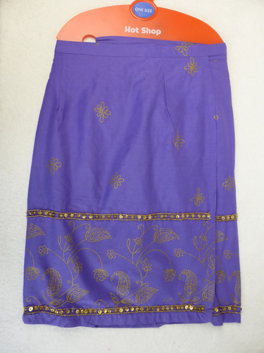 Beach skirt one - size, cotton