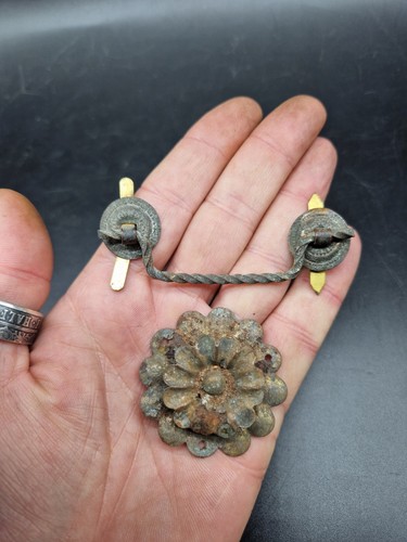 Unusual tiny brass drawer - tiny,